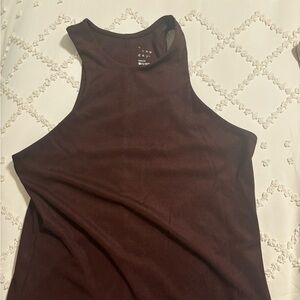 Dark brown tank, size M. Brand new, never worn.